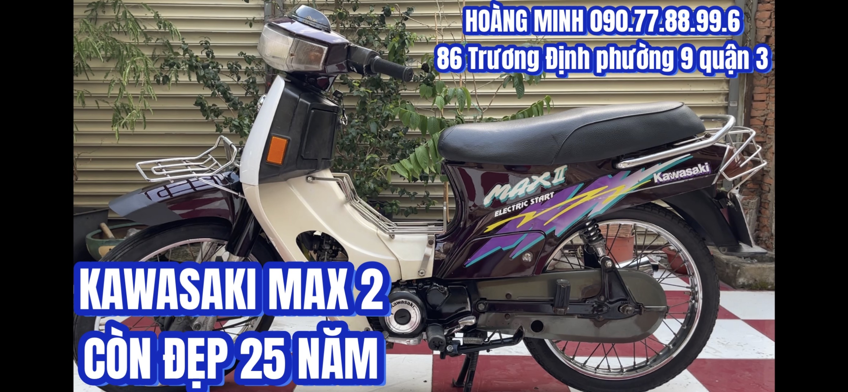 Kawasaki max 2 còn đẹp 25 năm 